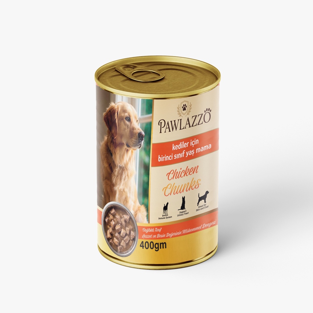 [3031] Pawlazzo Chunks Can Food For Adult Dog chicken 400 GM
