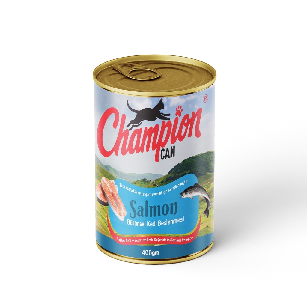 [3018] Champion Chunks Can Food For Adult Dog salmon 400 GM