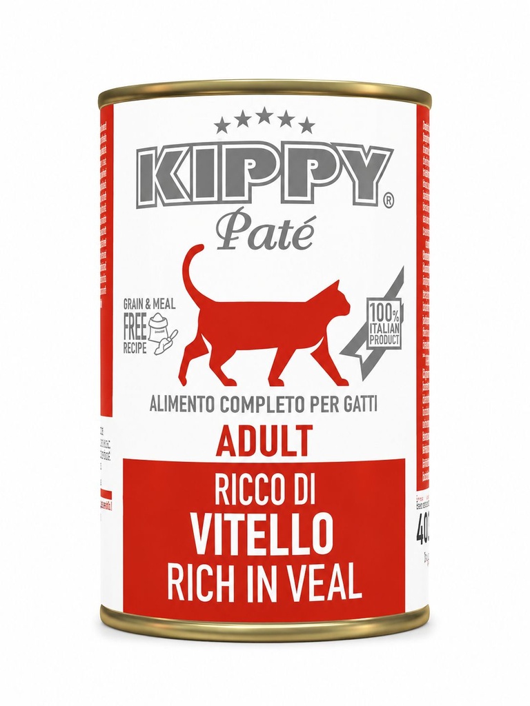 kippy cans cats veal 400gm