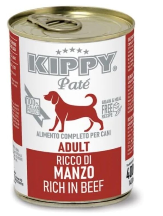 kippy cans dogs beef 400gm