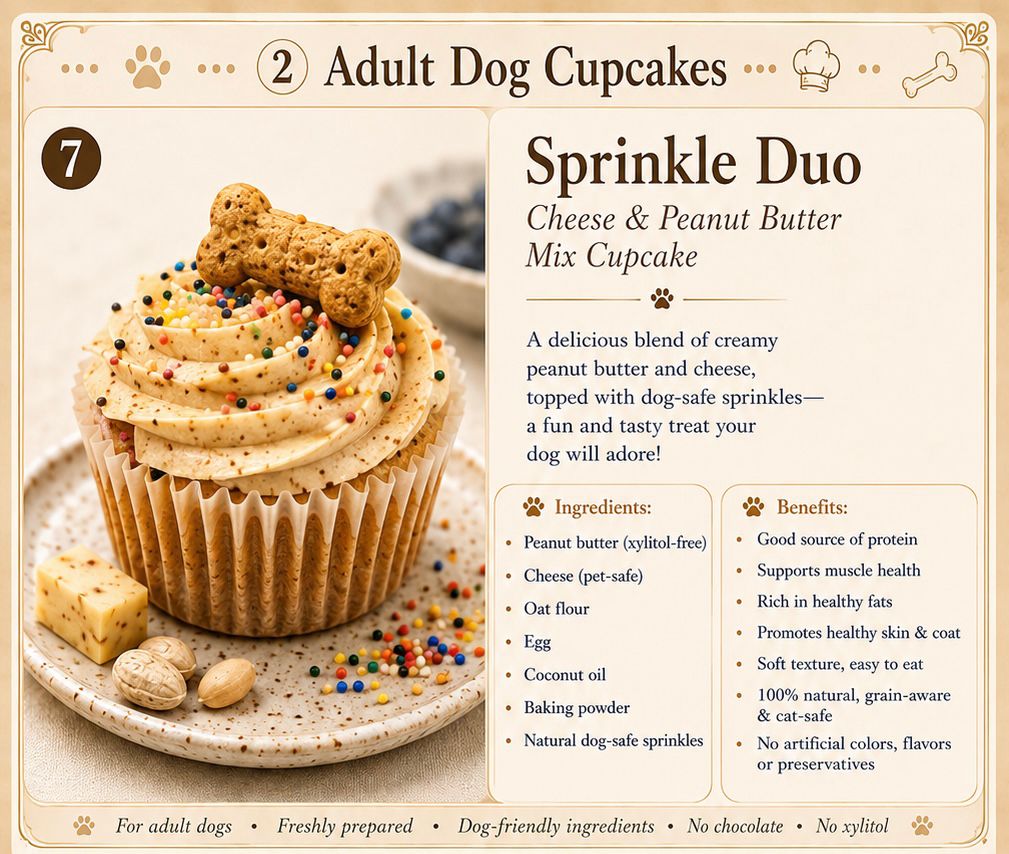[Adult Dog Cupcake 08] Sprinkle Duo - Adult Dog Cupcake