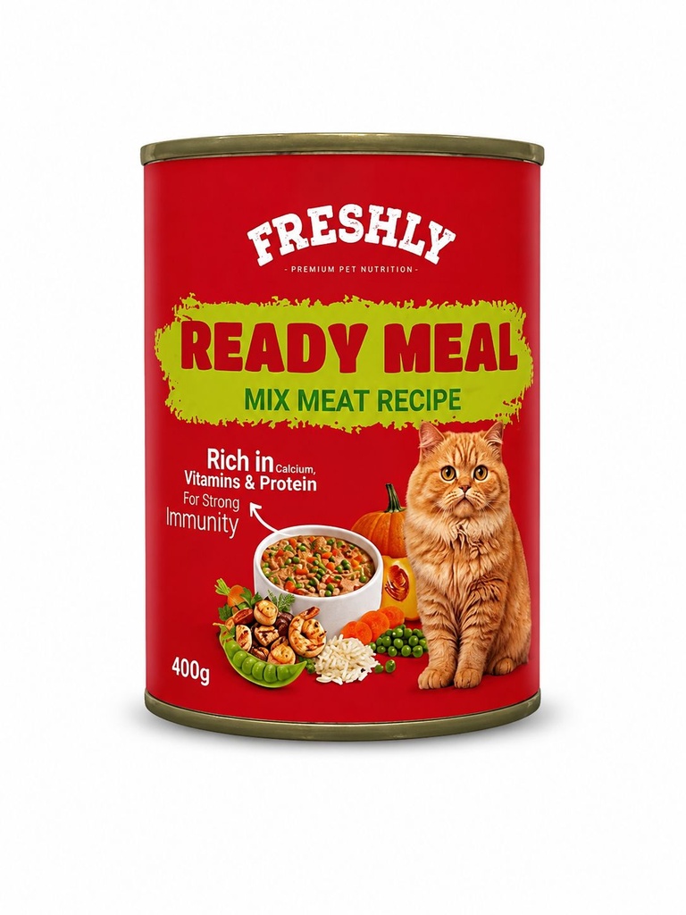 freshly Meal Can Food For Kitten Mix Meat With Veg & Soup 400 GM