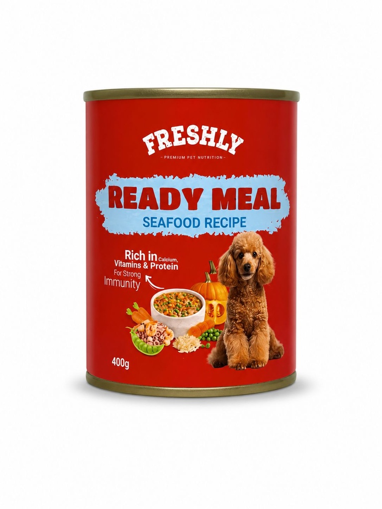 freshly Meal Can Food For Dog seafood Soup 400 GM -