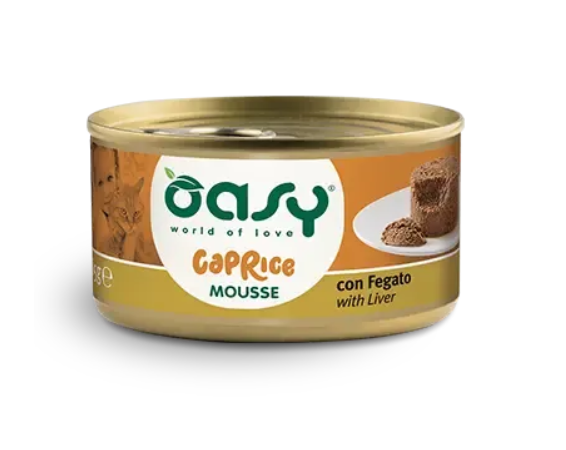 Oasy Wer Cat Caprice Mousse With Liver 85 gr