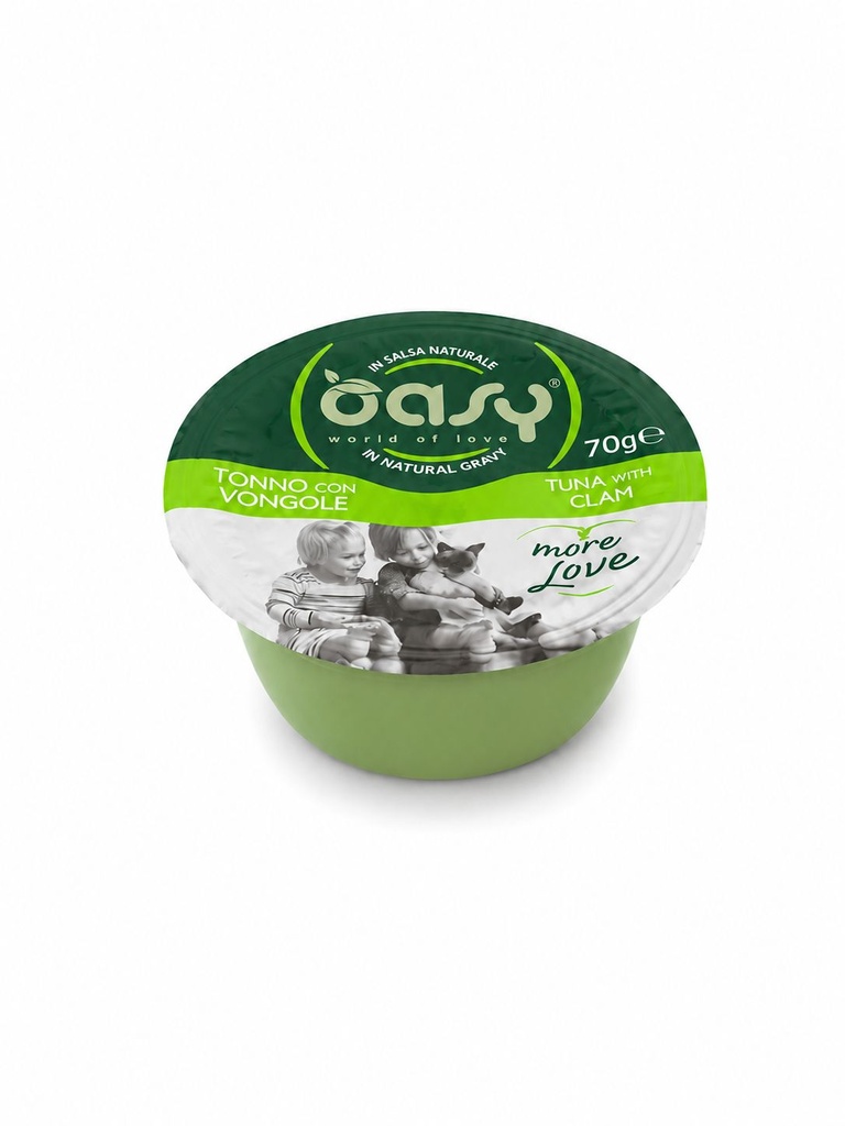 Oasy Wet Cat More Love Cup Tuna With Clam 70 gr
